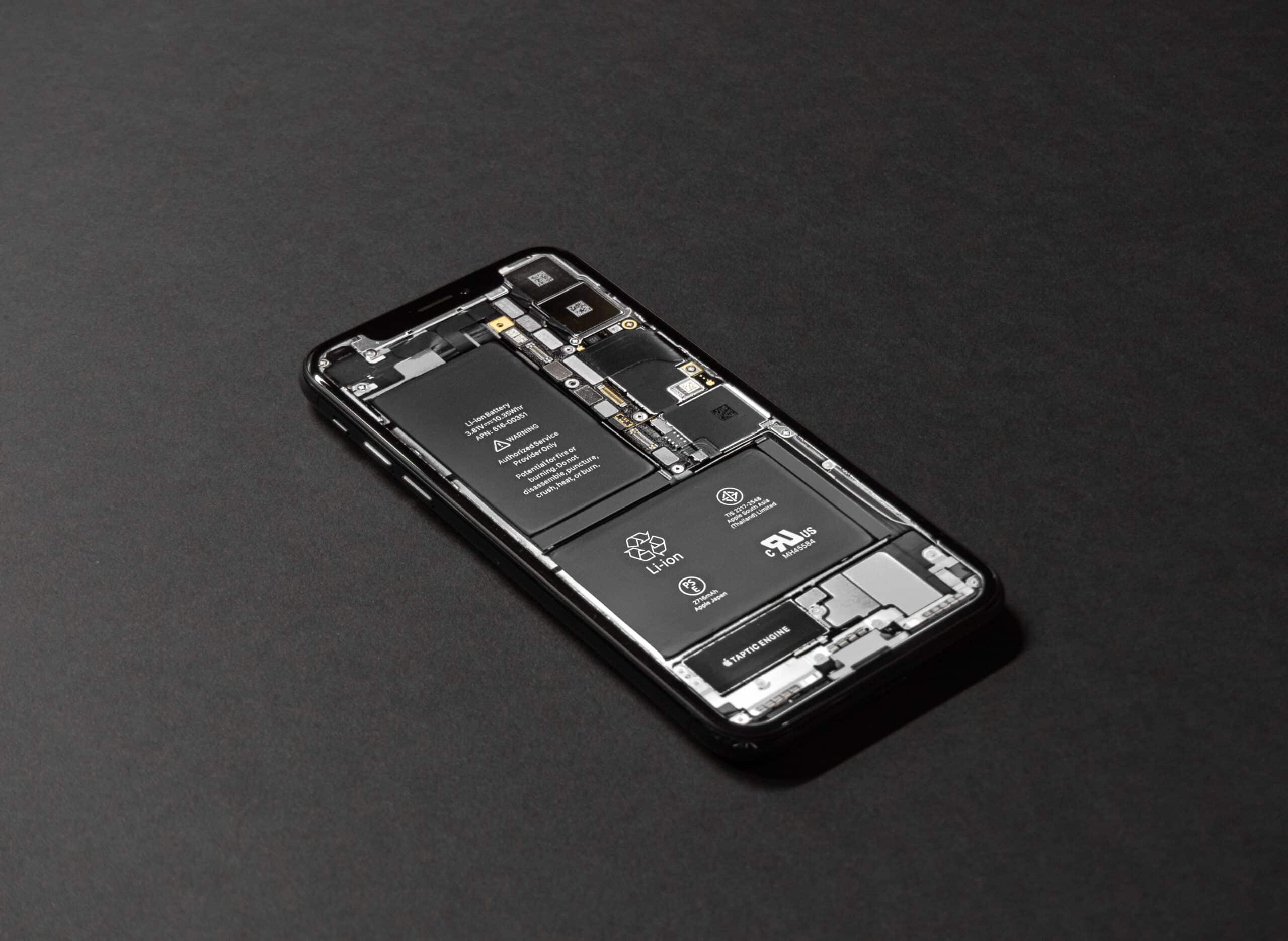 iPhone med skader/batteri