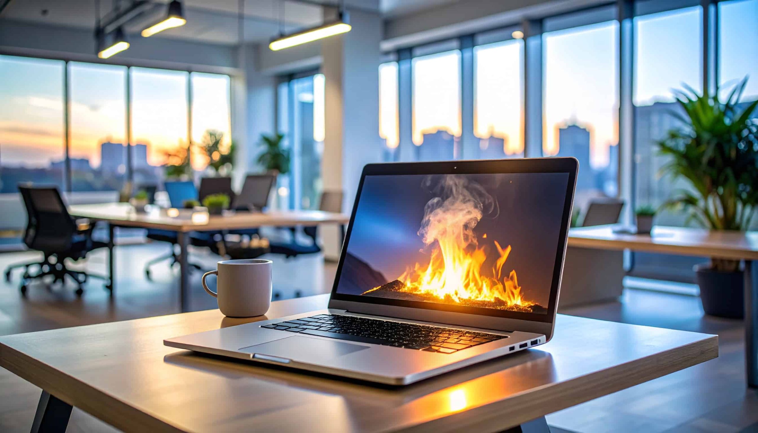 MacBook bliver varm