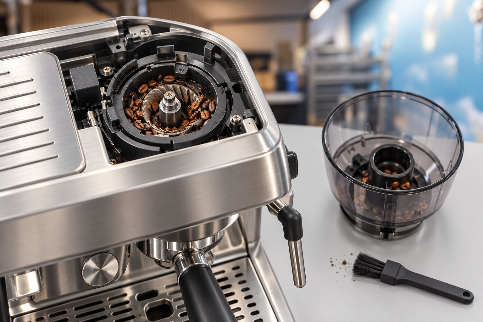 Utæt kaffemaskine fra Sage