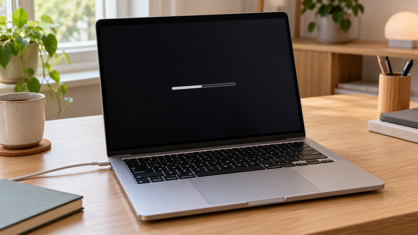 Genstart af MacBook